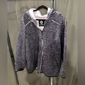 Purple Active Zip-Up Hoodie